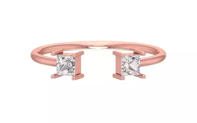 Women Open End Light Weight Band Ring