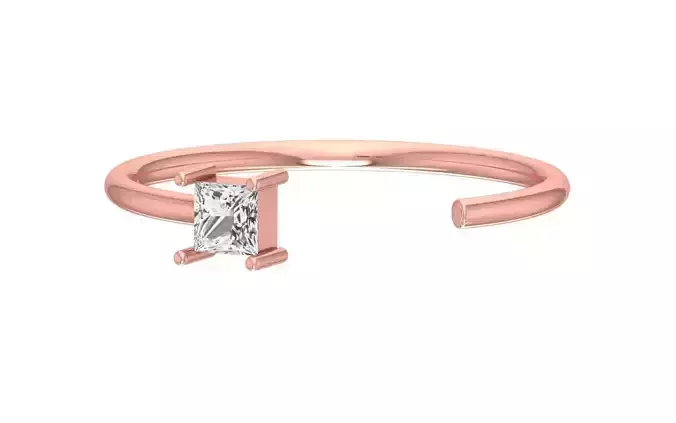 Women Open End Light Weight Band Ring