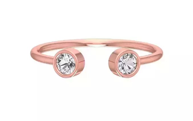 Women Open End Light Weight Band Ring