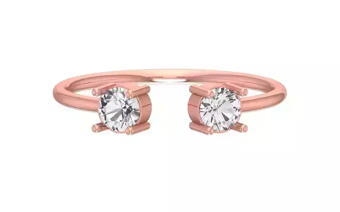 Women Open End Light Weight Band Ring