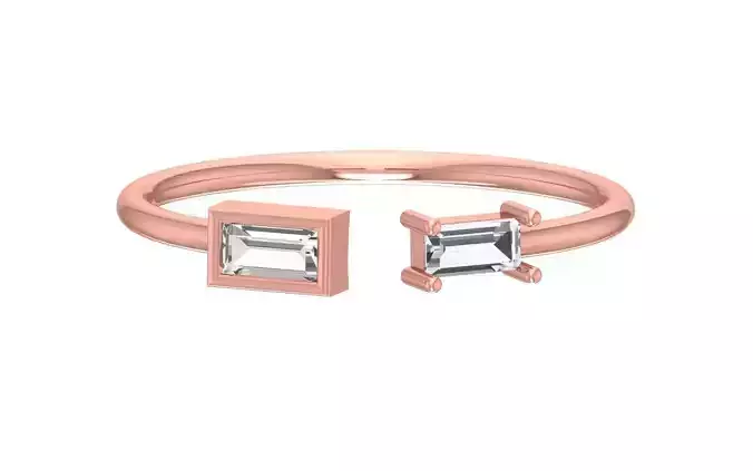 Women Open End Light Weight Band Ring