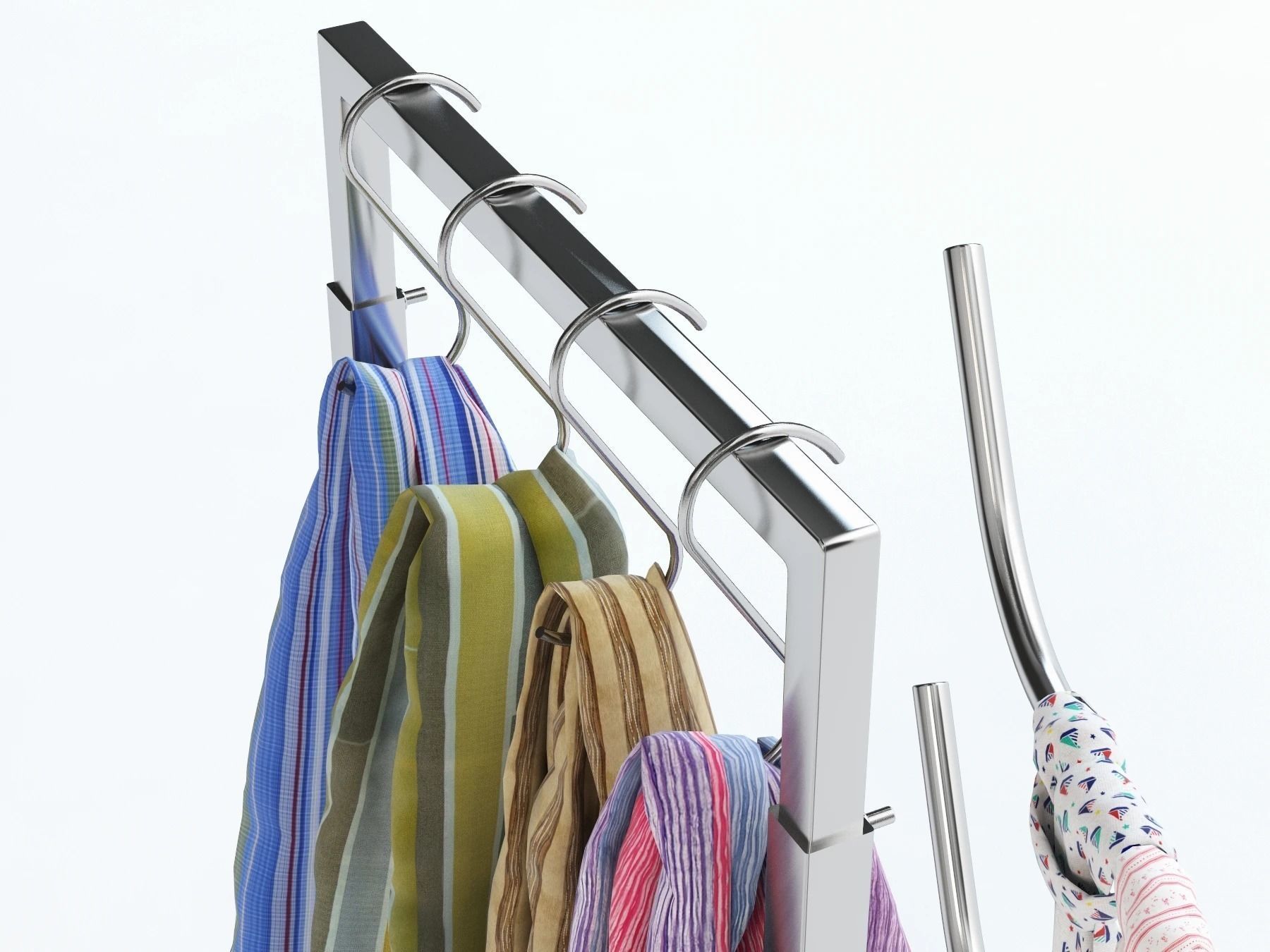 Scarf Storage Solution 3D model_29