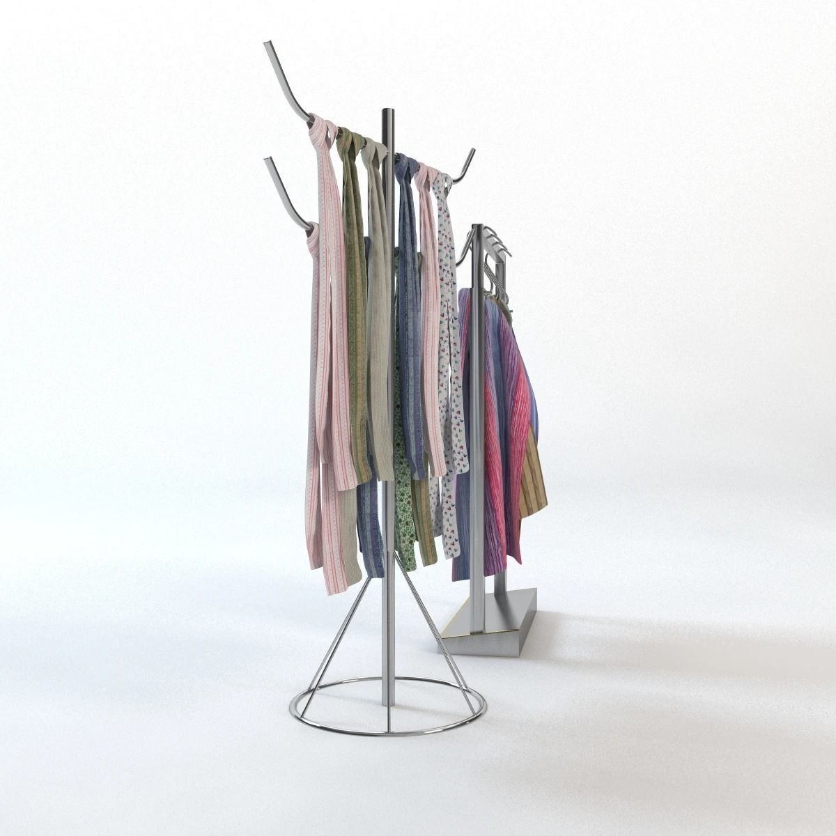 Scarf Storage Solution 3D model_17