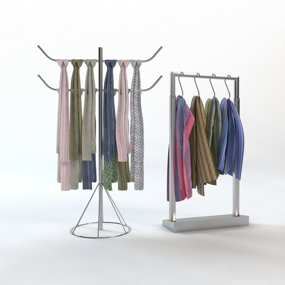 Scarf Storage Solution 3D model_13