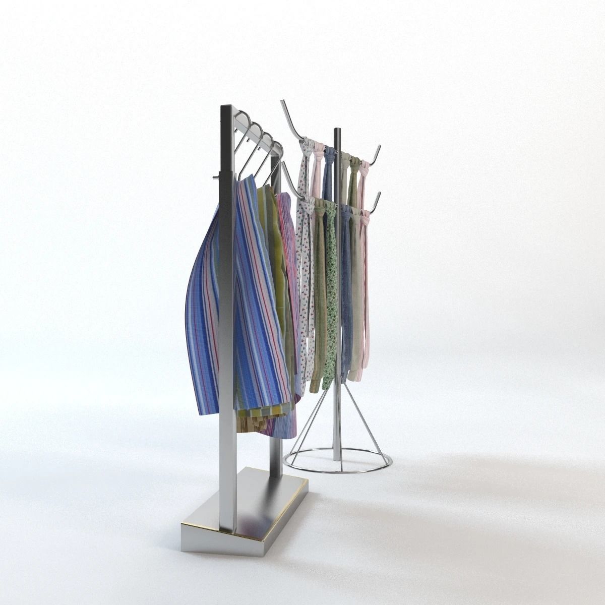 Scarf Storage Solution 3D model_5