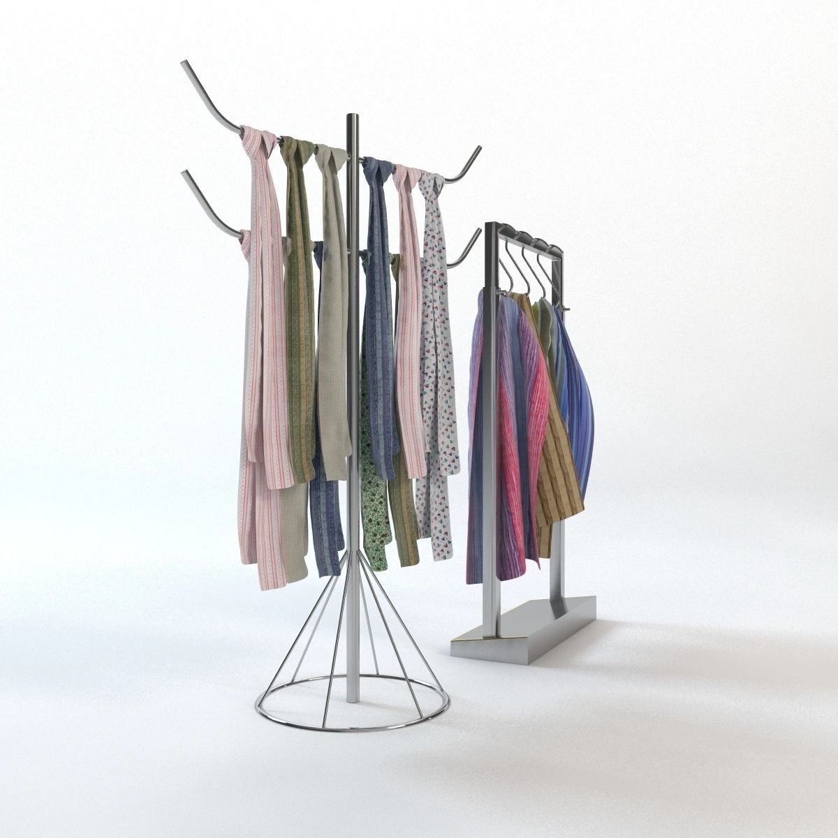 Scarf Storage Solution 3D model_16