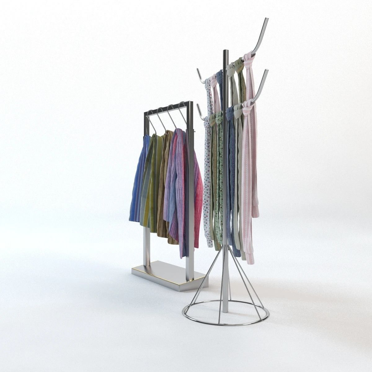 Scarf Storage Solution 3D model_20