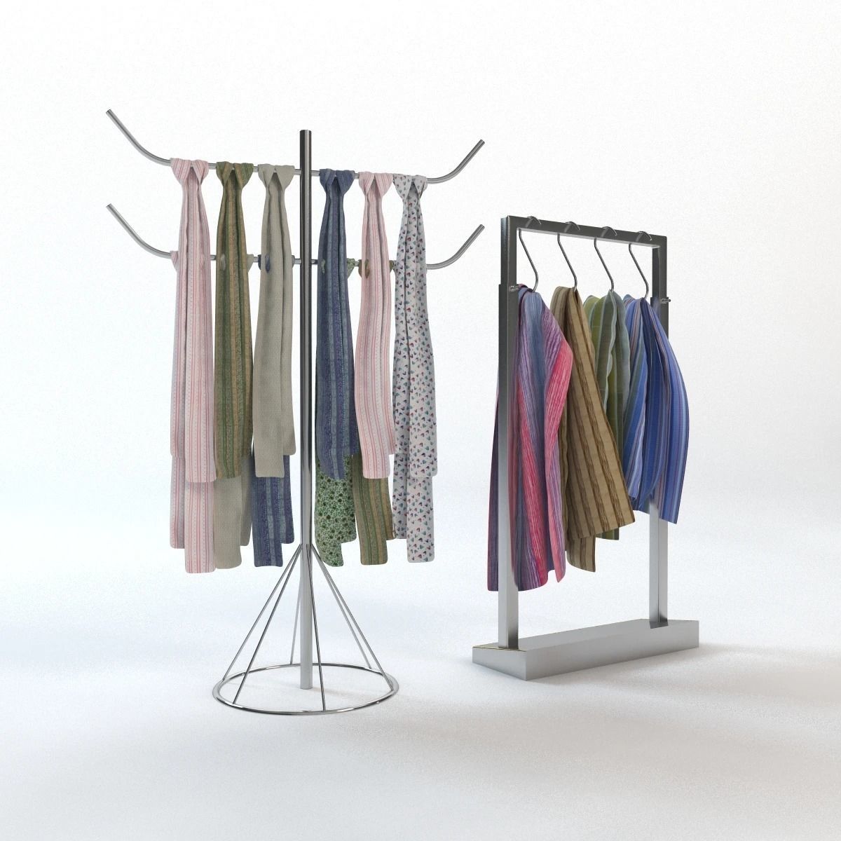 Scarf Storage Solution 3D model_14