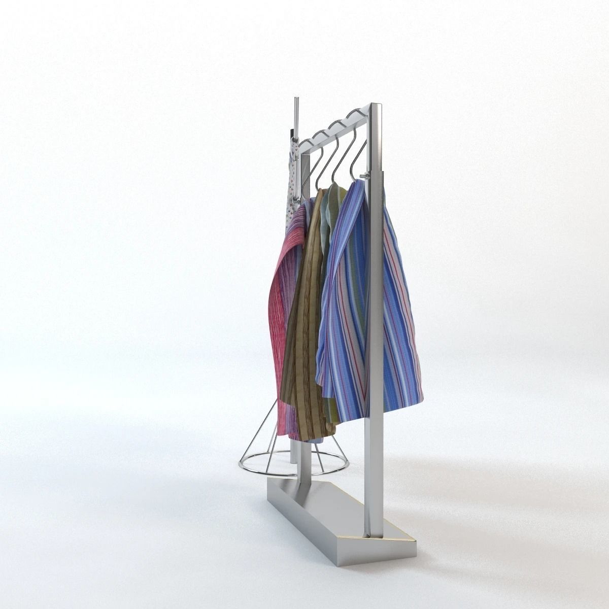 Scarf Storage Solution 3D model_7