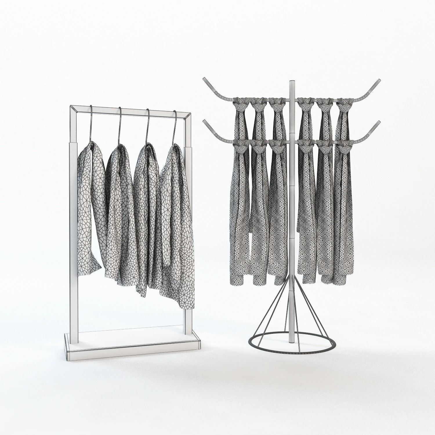 Scarf Storage Solution 3D model_25