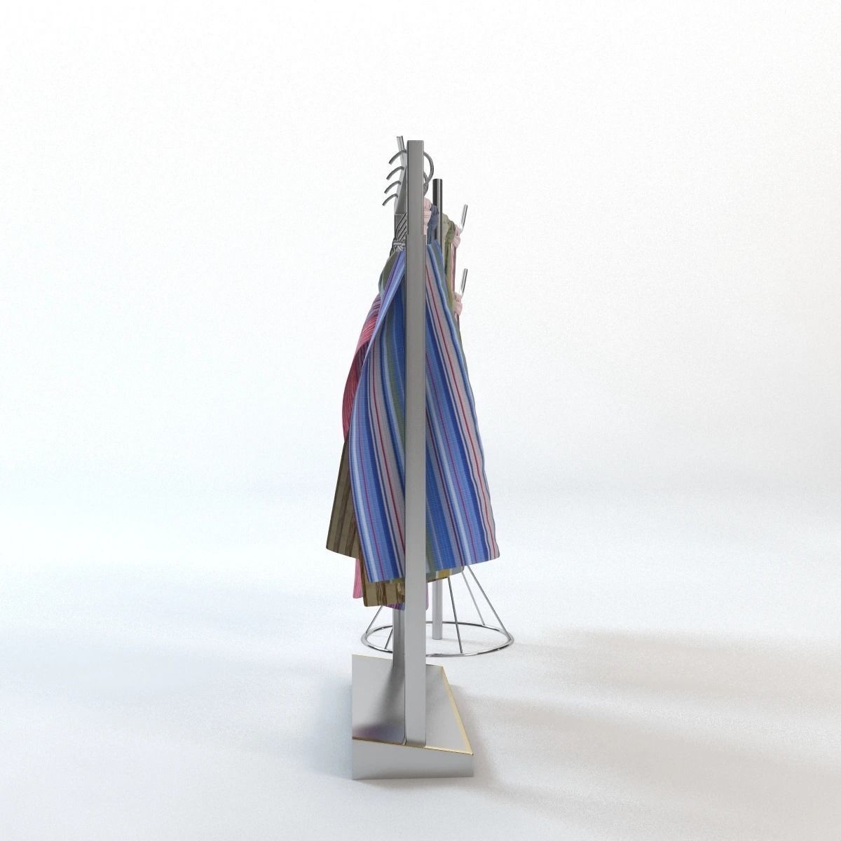 Scarf Storage Solution 3D model_6