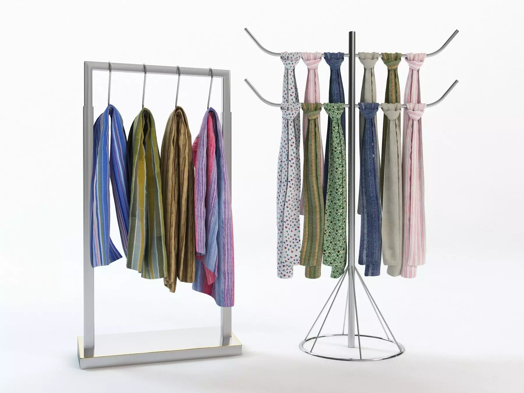 Scarf Storage Solution 3D model_0