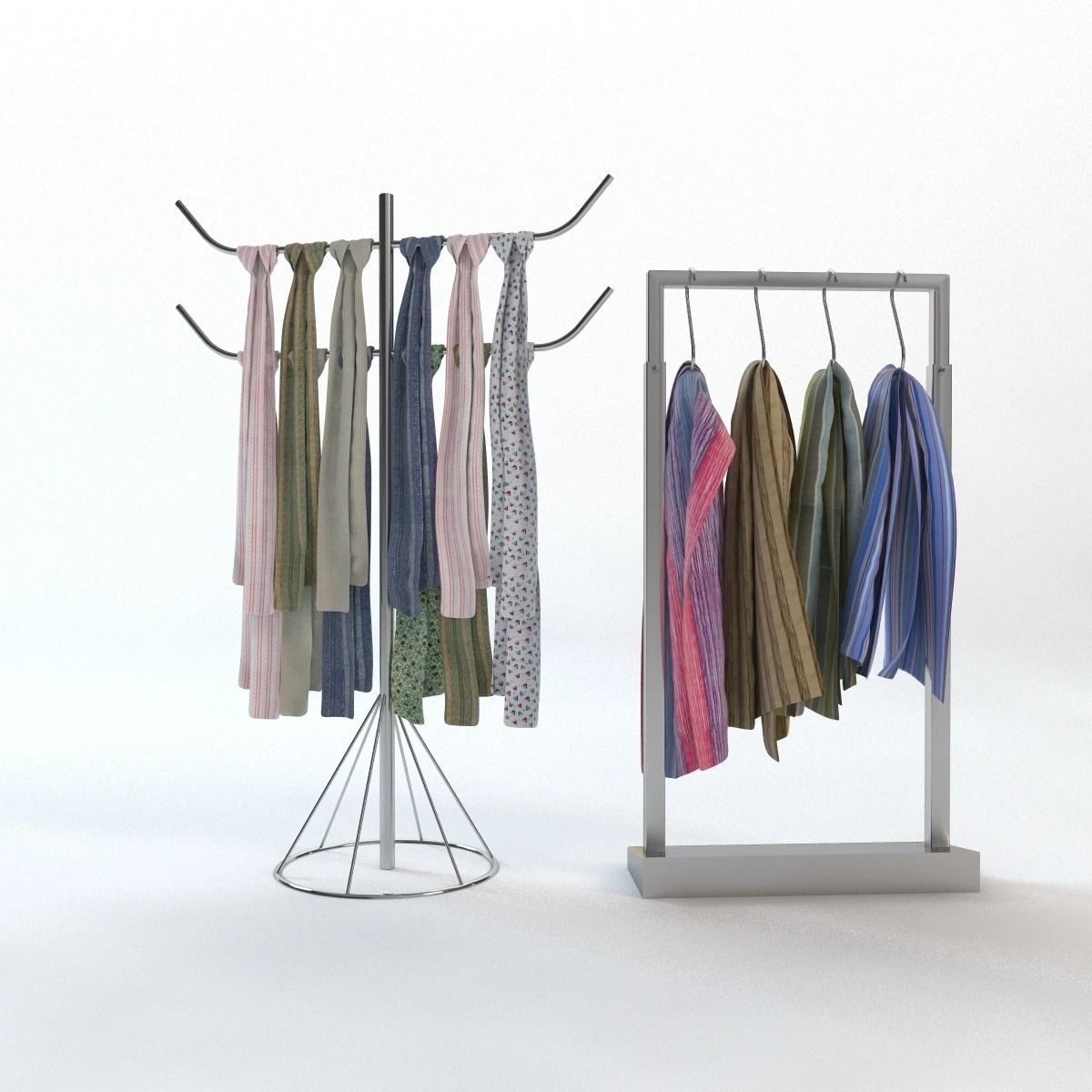 Scarf Storage Solution 3D model_12