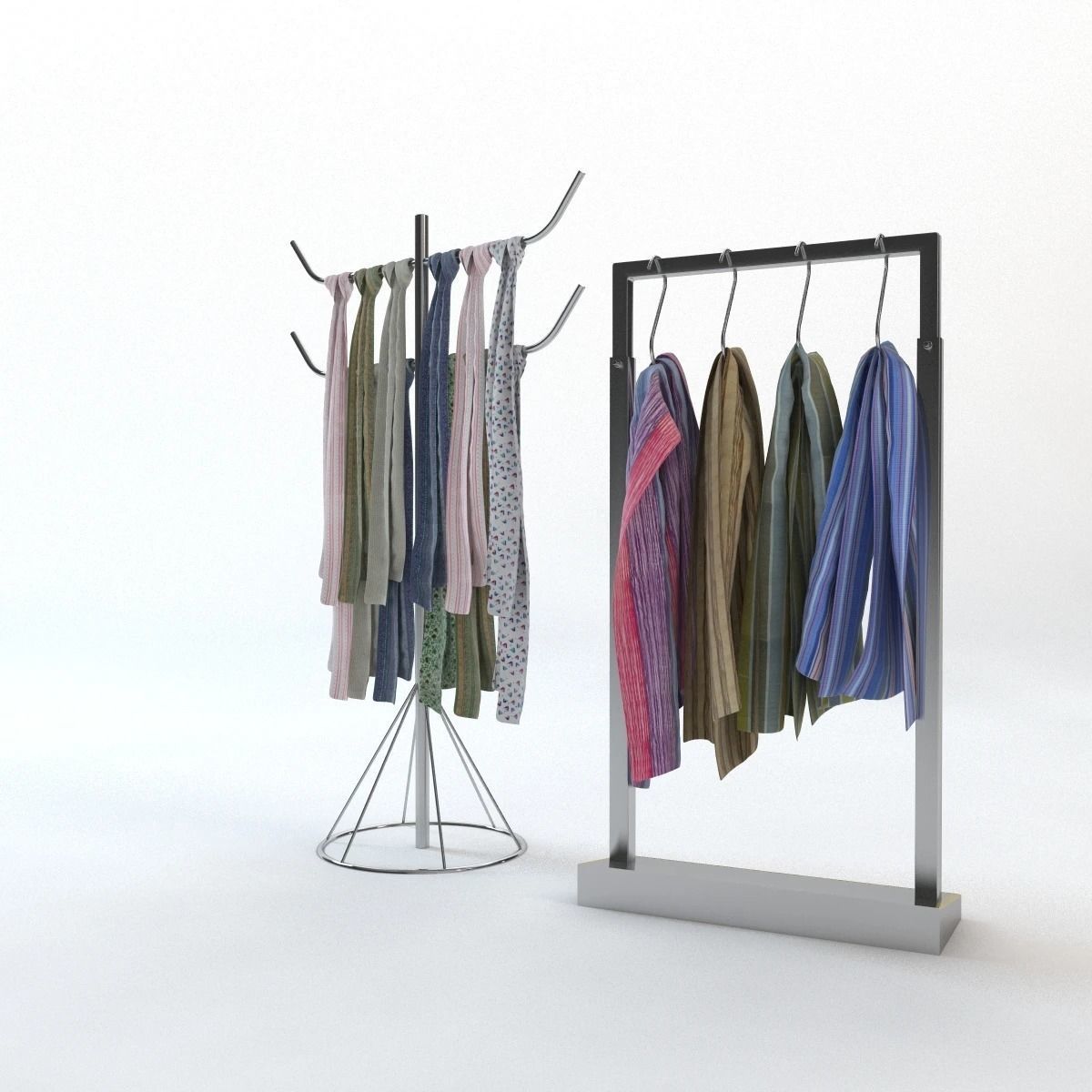 Scarf Storage Solution 3D model_10