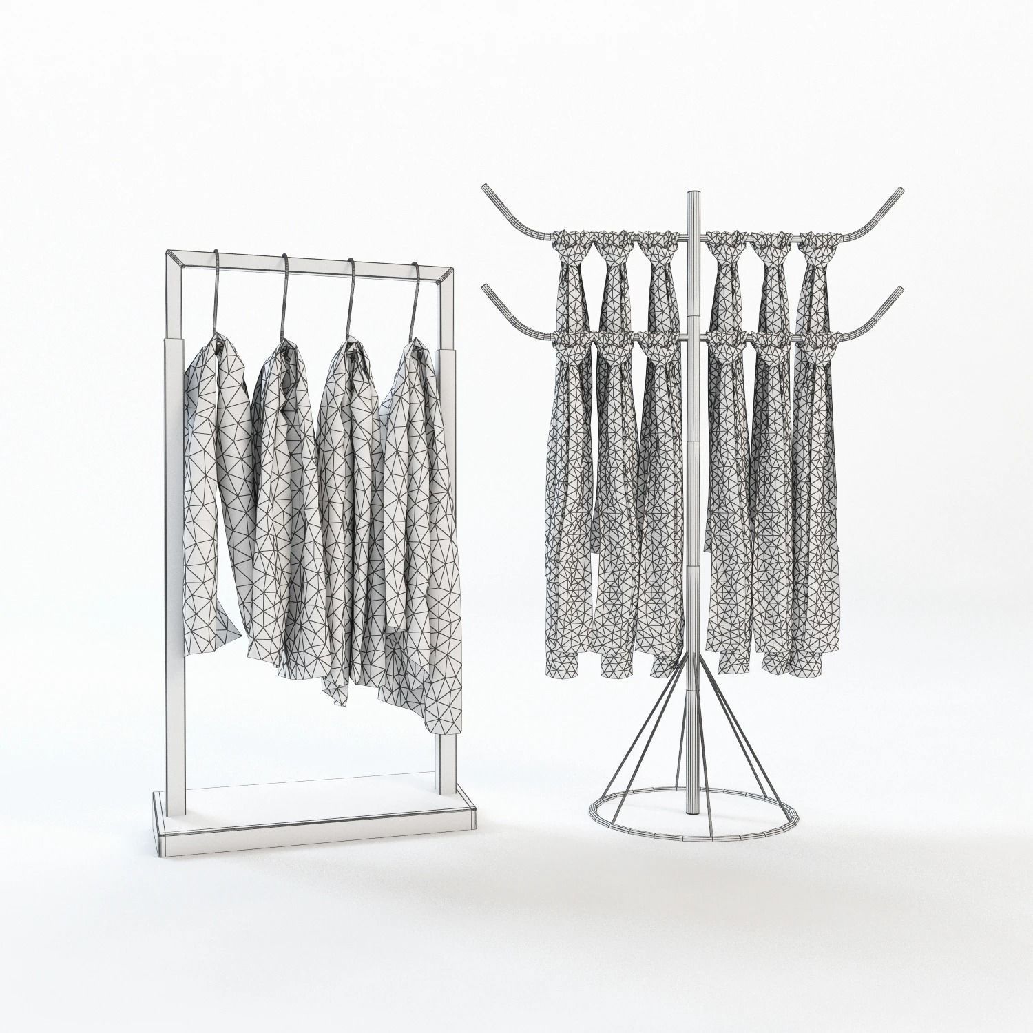 Scarf Storage Solution 3D model_26