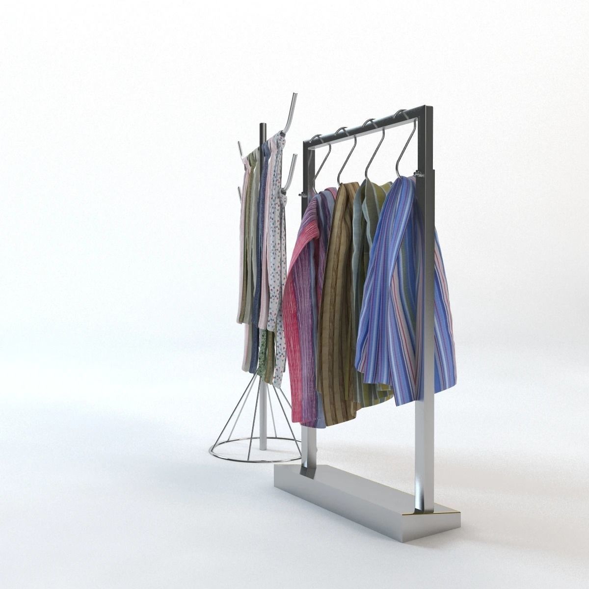 Scarf Storage Solution 3D model_8