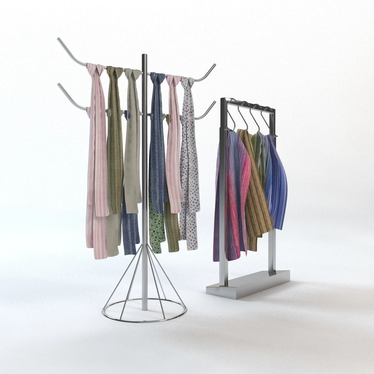 Scarf Storage Solution 3D model_15