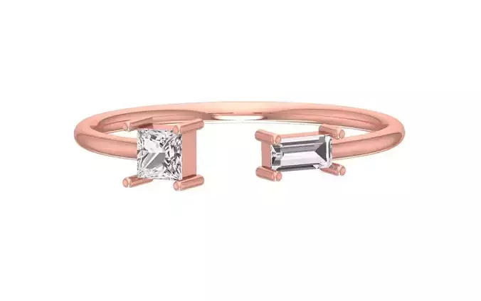 Women Open End Light Weight Band Ring