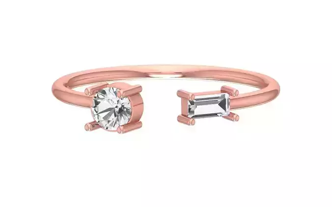 Women Open End Light Weight Band Ring