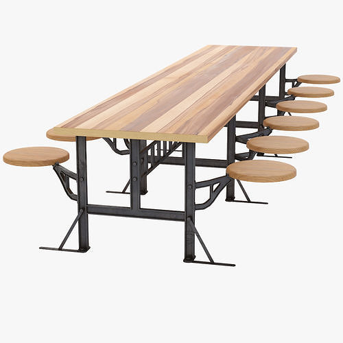 Salon Dinner Table 3D model