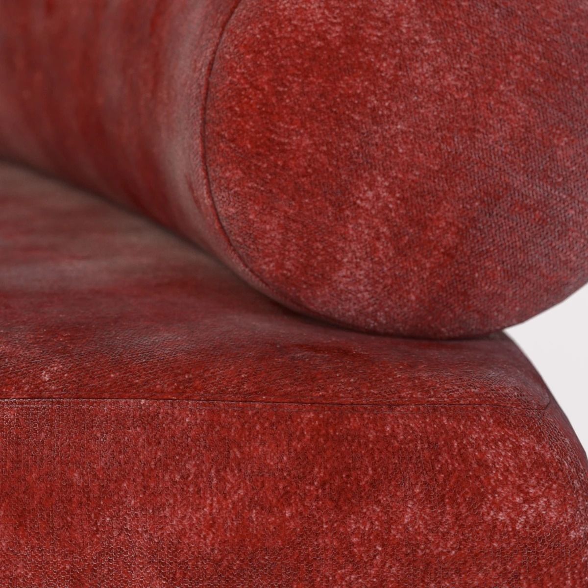 Round Booth Banquette Sofa 3D model_10