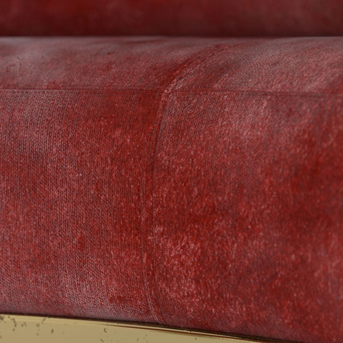 Round Booth Banquette Sofa 3D model_9