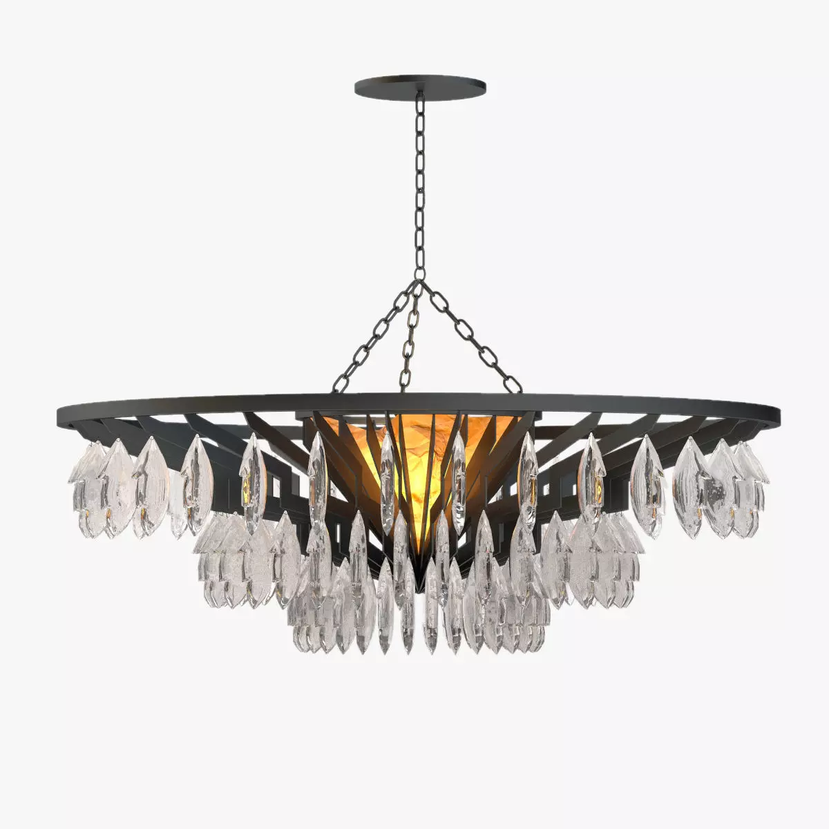 Rock Crystal Chandelier 3D model