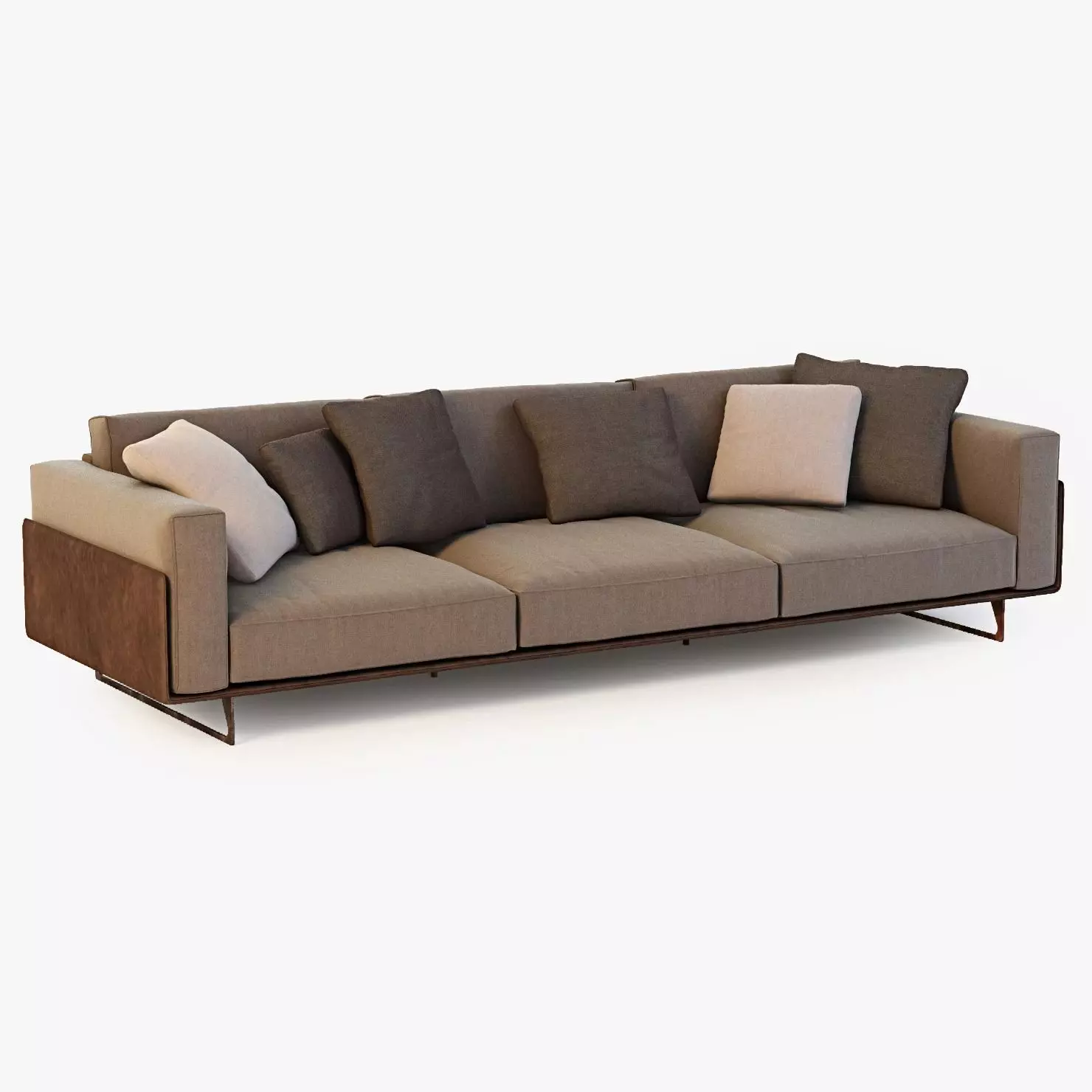 Roche Bobois Focus 5 Seat Sofa 3D model
