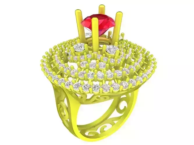 new ring vietnamese diamond women ring 4421