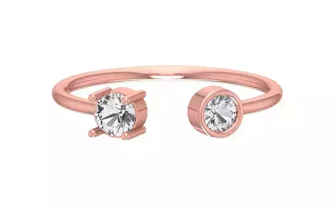 Women Open End Light Weight Band Ring