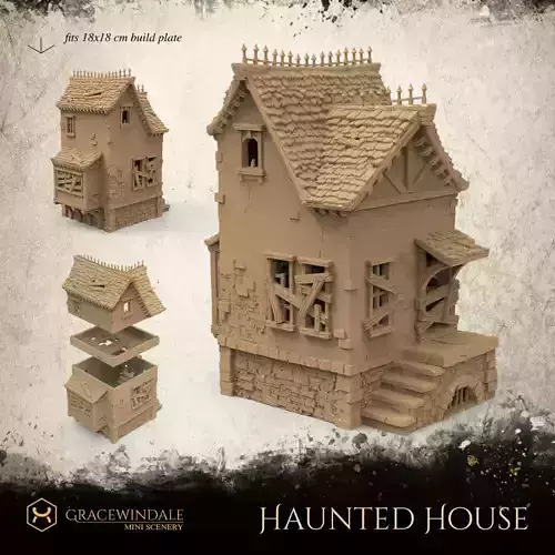 Haunted House 3D print model