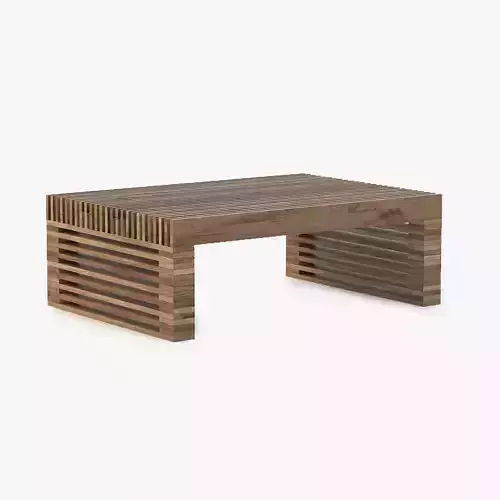 Reclaimed Timber Slat Coffee Table