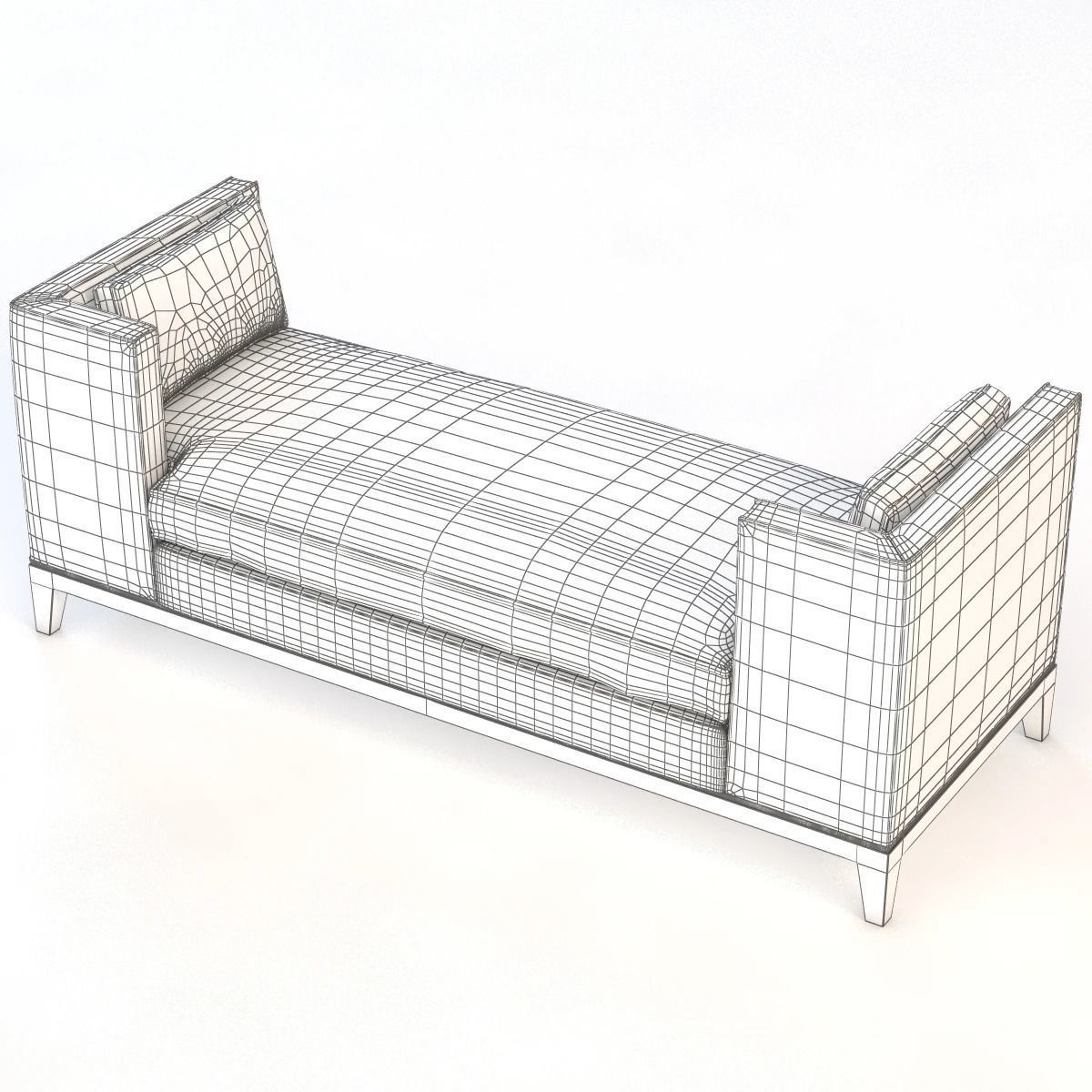Presidio Settee Daybed 3D model_5