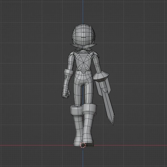 Dark Megaman EXE - Megaman EXE 3D model_12