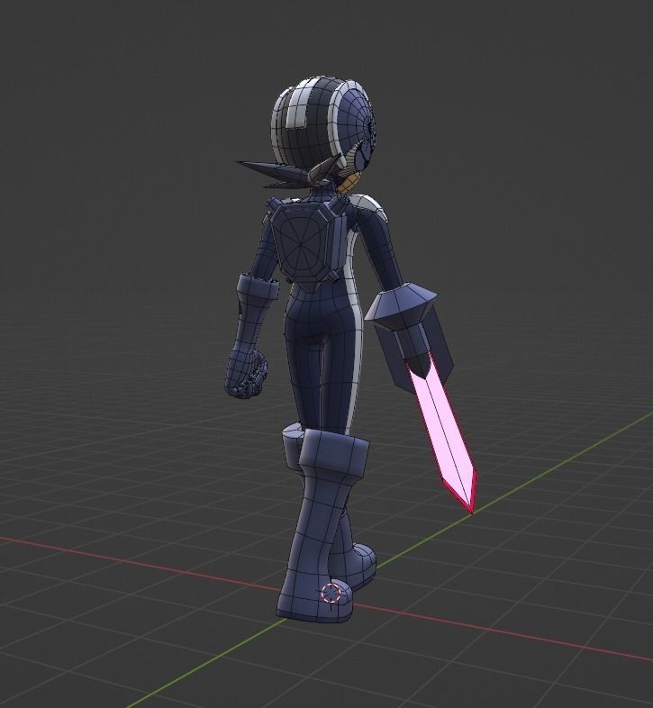 Dark Megaman EXE - Megaman EXE 3D model_8