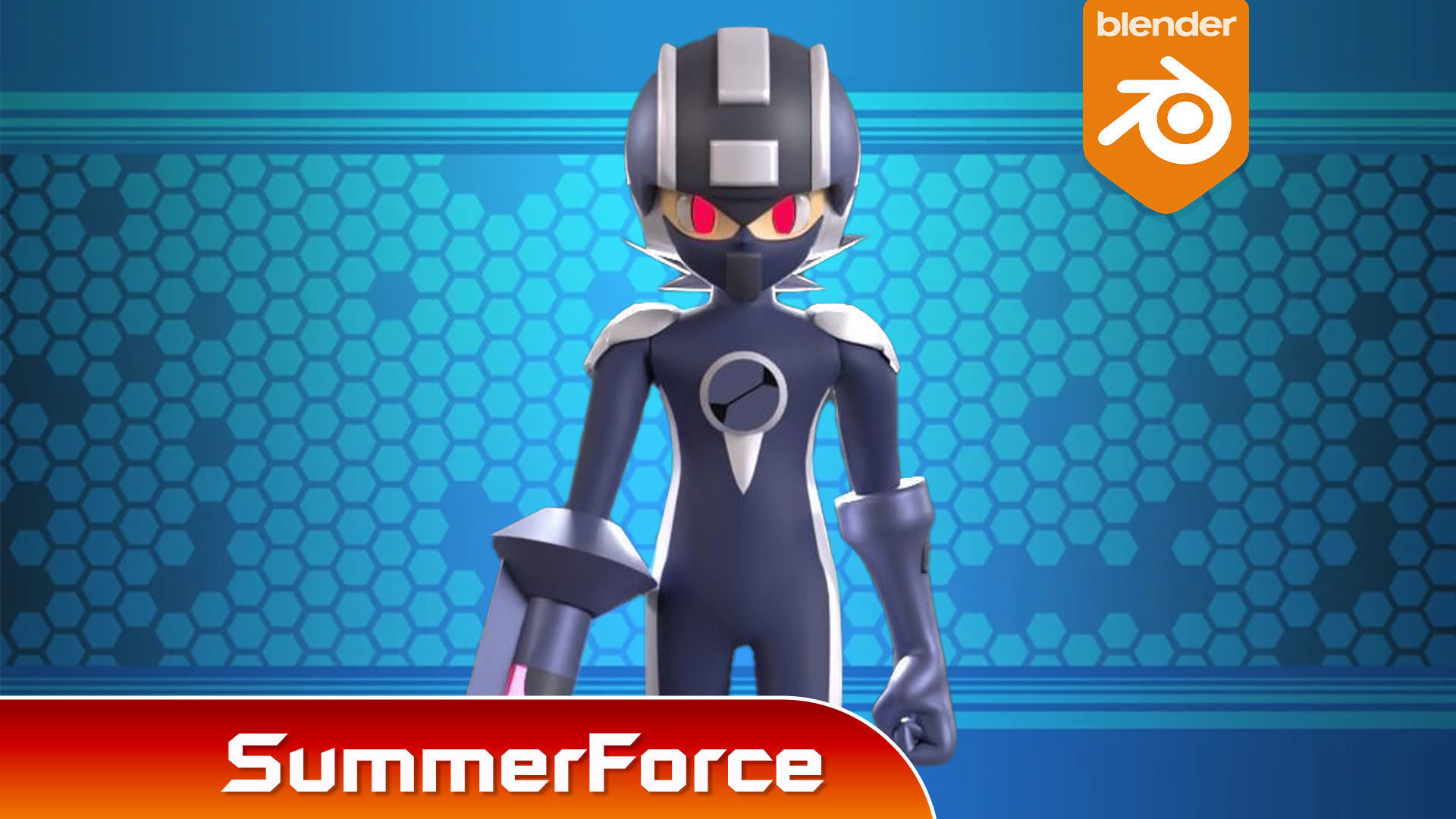 Dark Megaman EXE - Megaman EXE 3D model_1