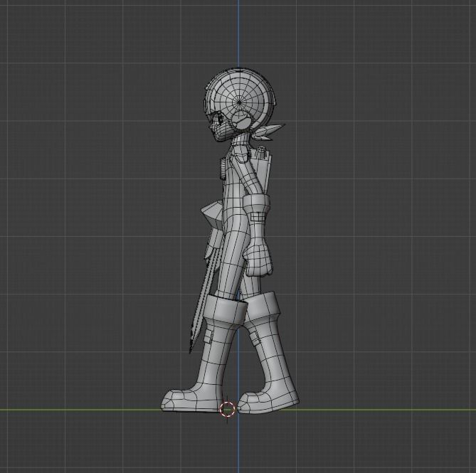Dark Megaman EXE - Megaman EXE 3D model_11