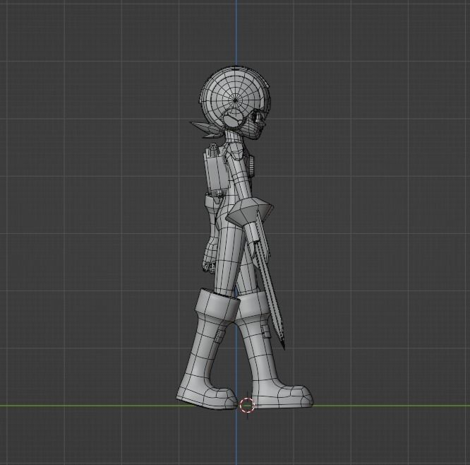 Dark Megaman EXE - Megaman EXE 3D model_13