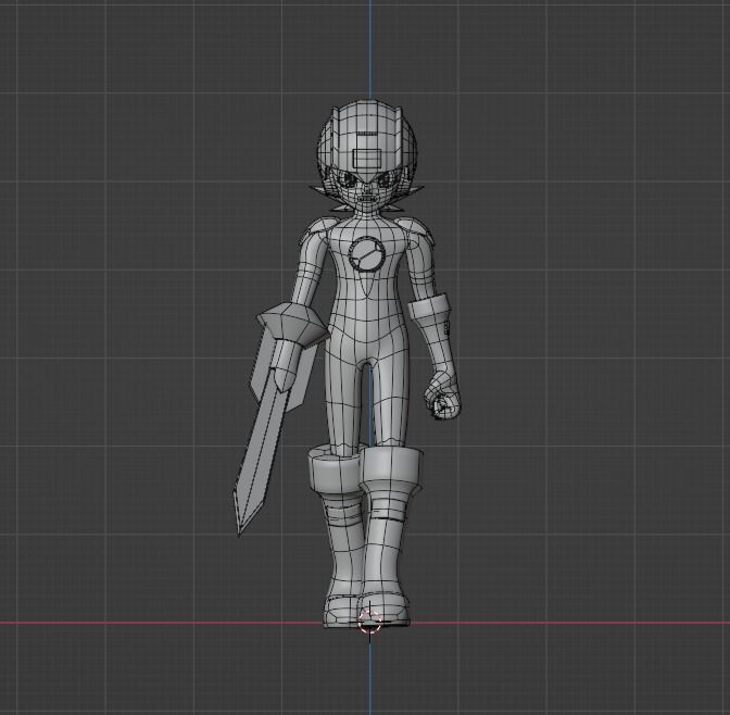 Dark Megaman EXE - Megaman EXE 3D model_10
