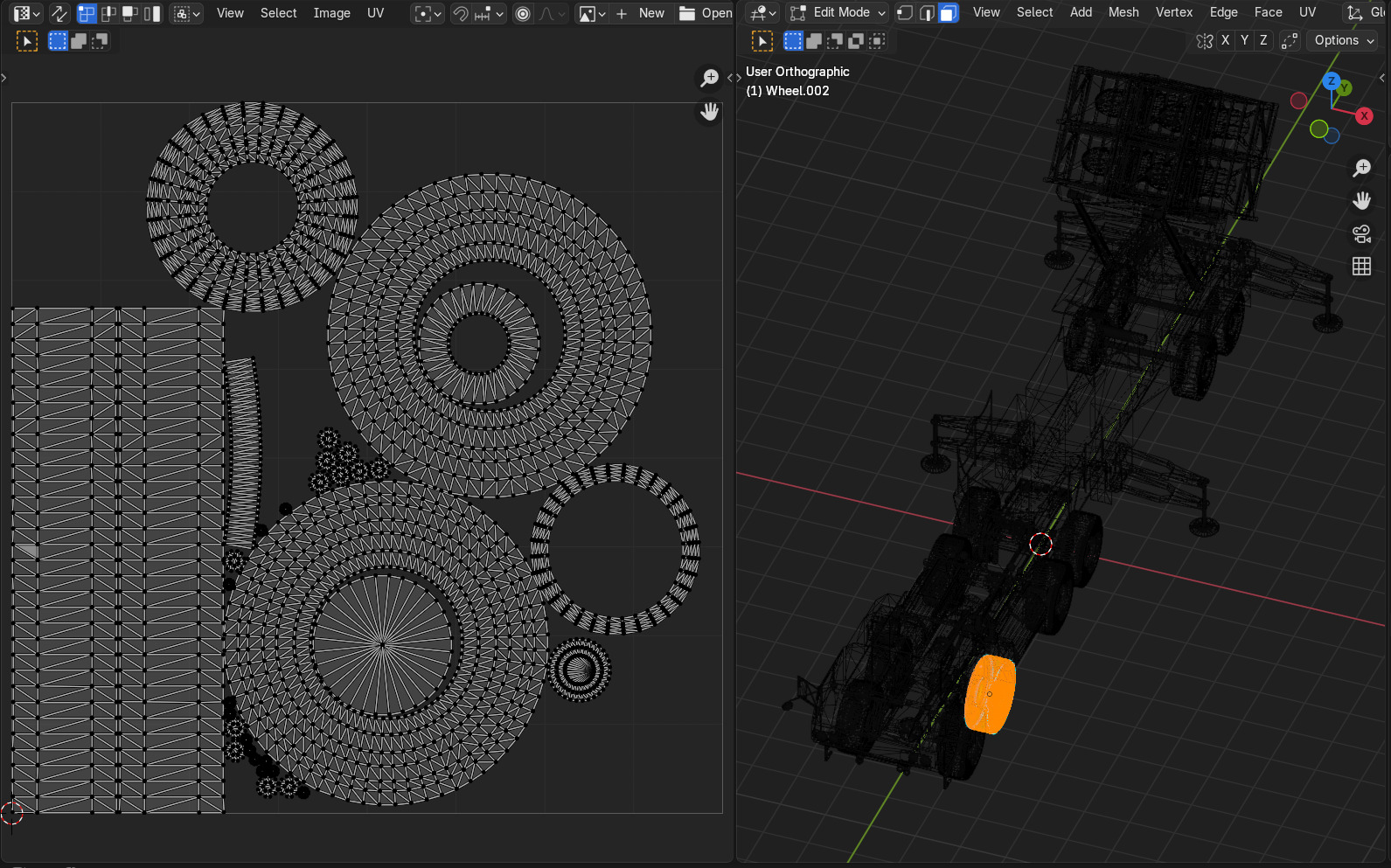 Surface to air Missile Launcher with Tractor Truck Low-poly 3D model_21