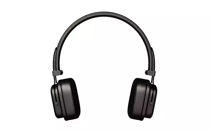 3d headphone design for product mockup