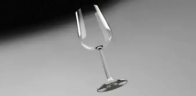 Wineglass wine glass floating in air