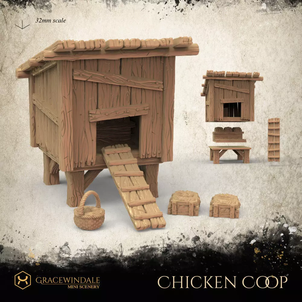 Chicken Coop 3D print model_0
