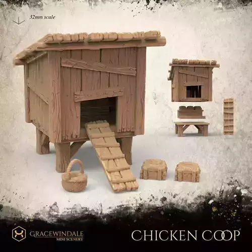 Chicken Coop 3D print model