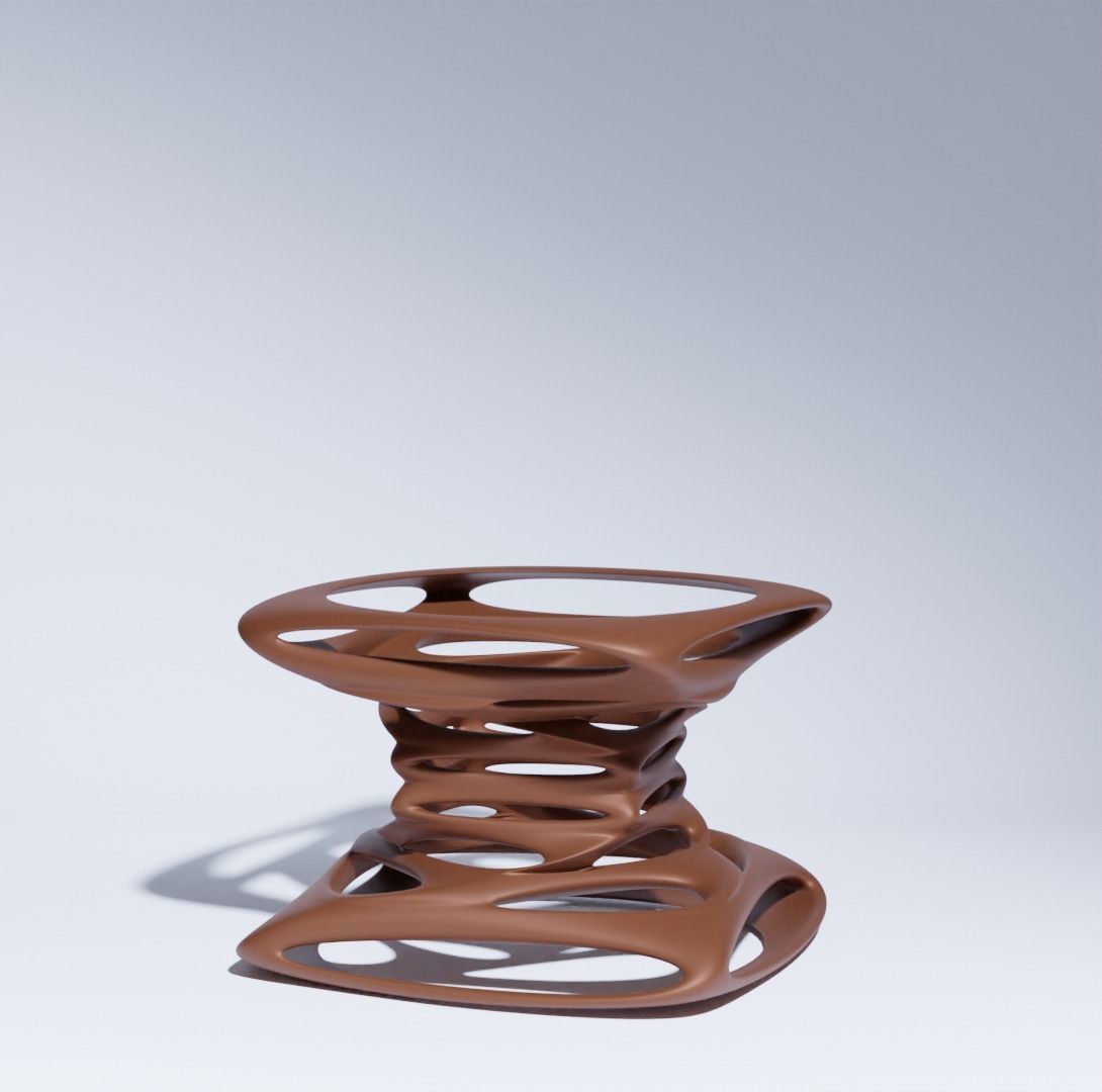 Cushion Chair 3D print model_4