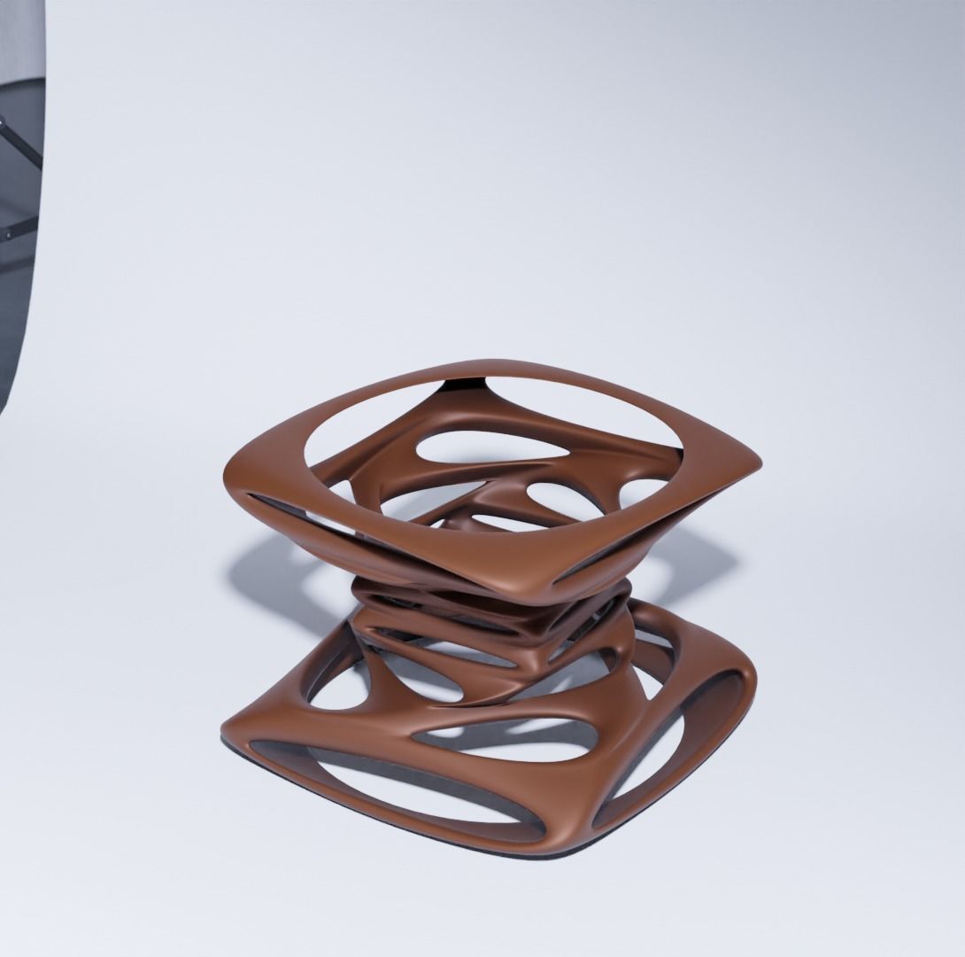 Cushion Chair 3D print model_5