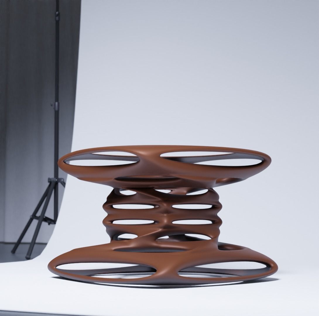 Cushion Chair 3D print model_7