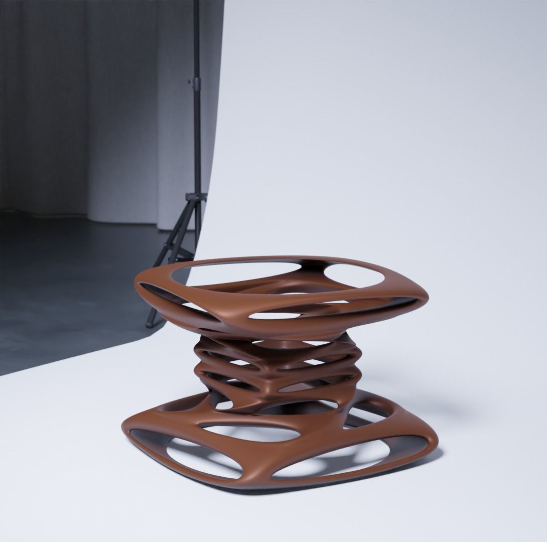 Cushion Chair 3D print model_6