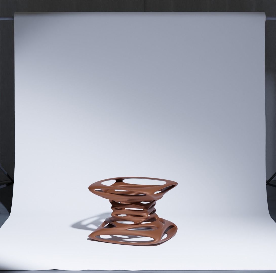 Cushion Chair 3D print model_3