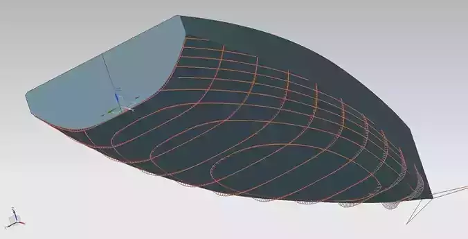 Sailing yacht hull modeling